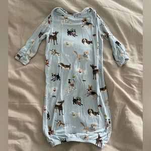 Angel Dear Gown -  Doggy Daycare Blue 0-3 mo